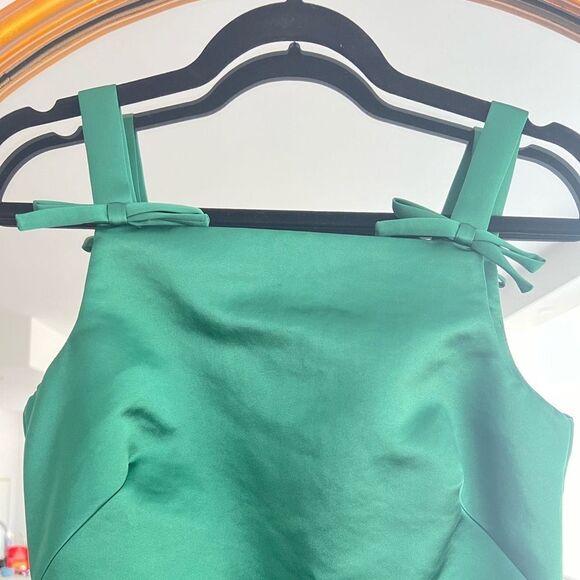 NWT LK Bennett Emerald Green mini dress - Picture 4 of 8